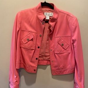 Worth Genuine Leather Pink jacket